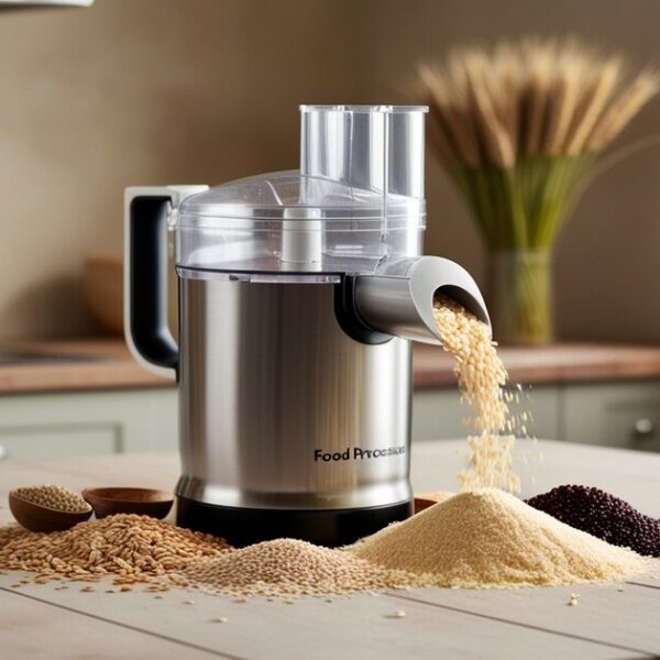 can you use a food processor to mill grain