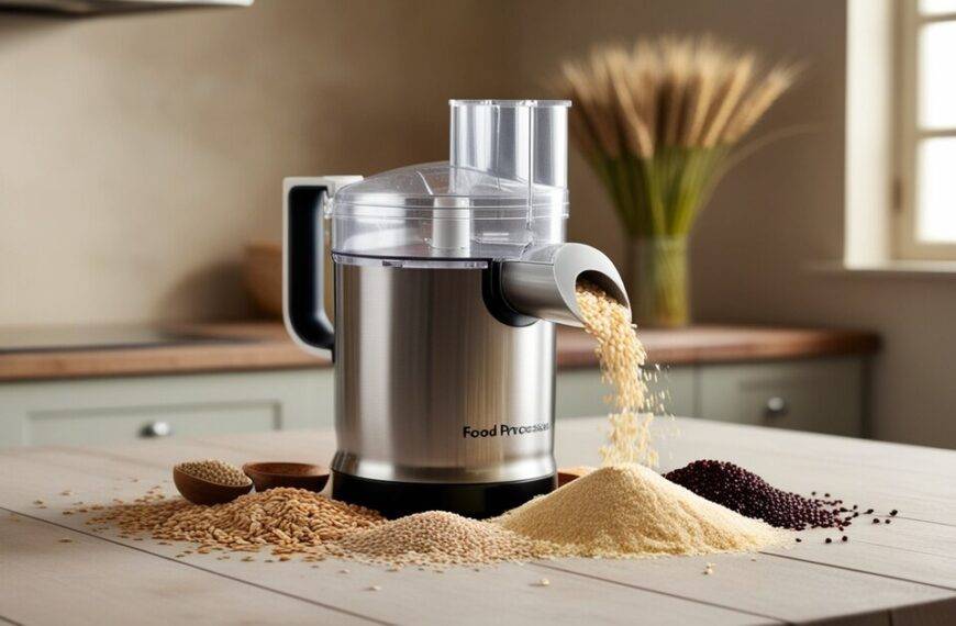 can you use a food processor to mill grain