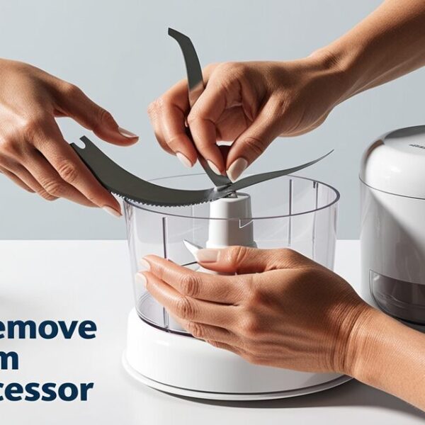 Removing a food processor blade might seem daunting at first, but learning how to remove blade from food processor properly is simpler than you think!