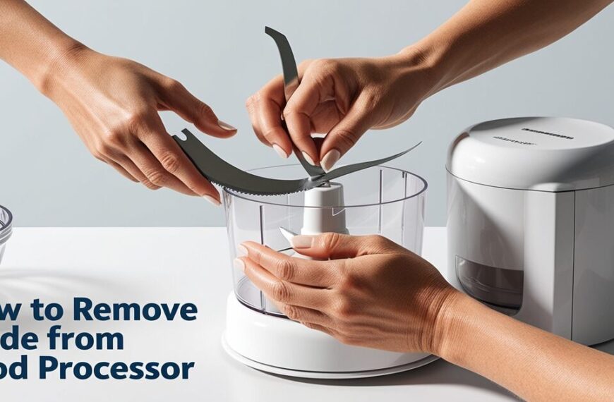 Removing a food processor blade might seem daunting at first, but learning how to remove blade from food processor properly is simpler than you think!