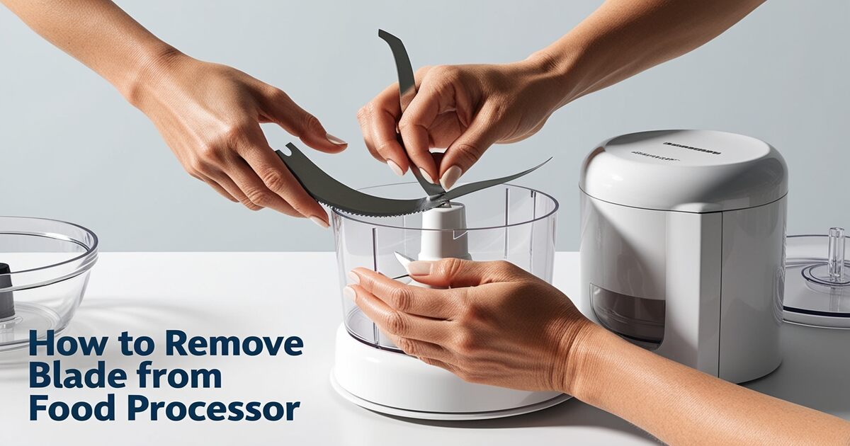 Removing a food processor blade might seem daunting at first, but learning how to remove blade from food processor properly is simpler than you think!